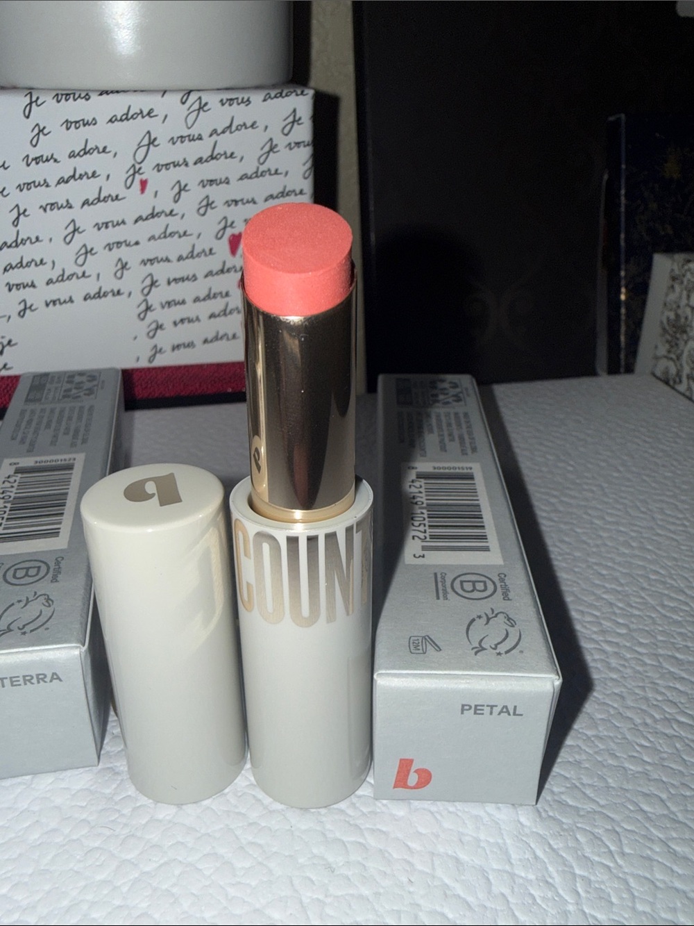 Beautycounter Sheer Genius Conditioning Lipstick Bundle Raisin Terra Petal - Picture 4 of 7